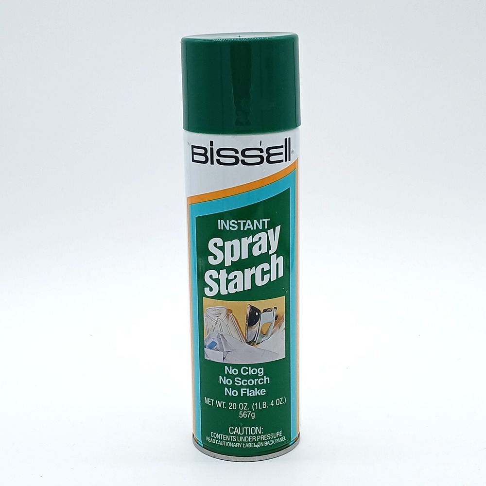 Vintage BISSELL Instant Starch 20 OZ. Spray Can Advertising Display